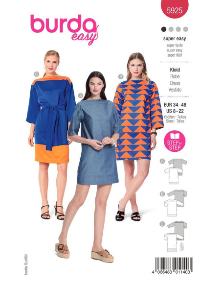 Modello di abito - Burda 5925