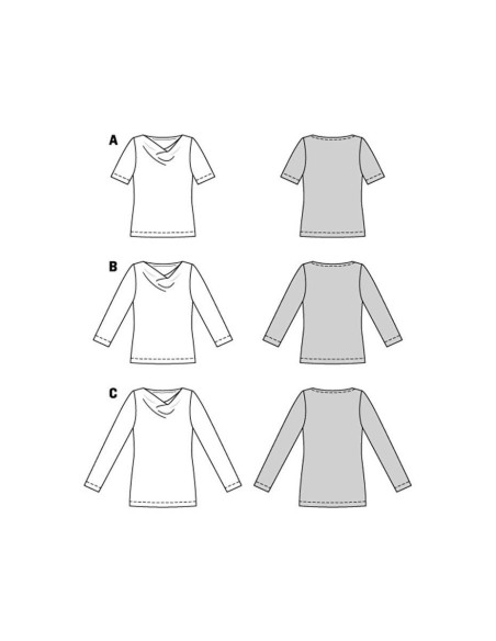 Modello di T-shirt - Burda 5926