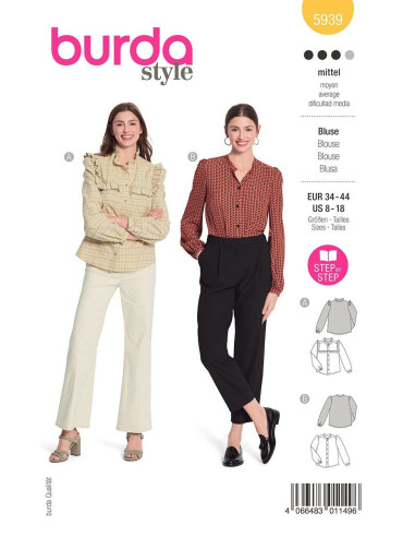 Modello di camicetta - Burda 5939
