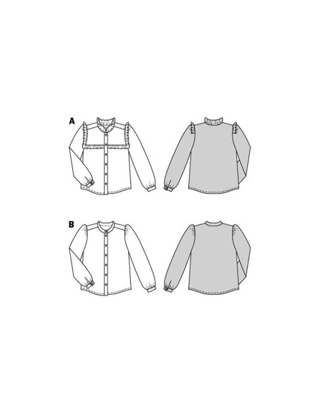 Modello di camicetta - Burda 5939