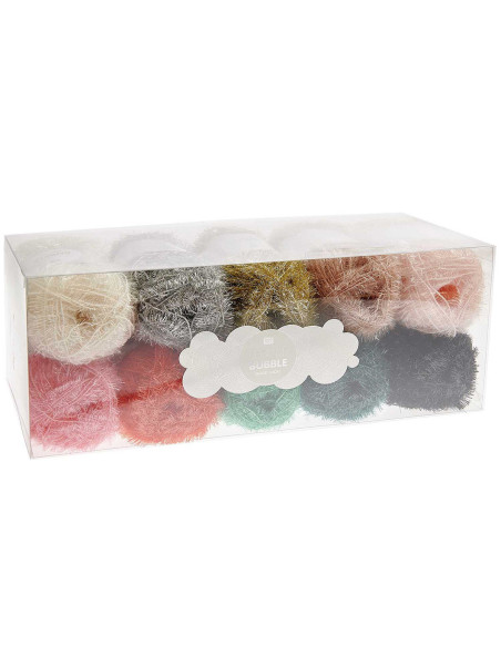 Set di 10 gomitoli di filo da uncinetto Creative Bubble - Good Luck