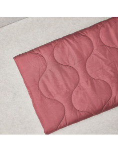 Tessuto trapuntato idrorepellente Wave - Legno di rosa