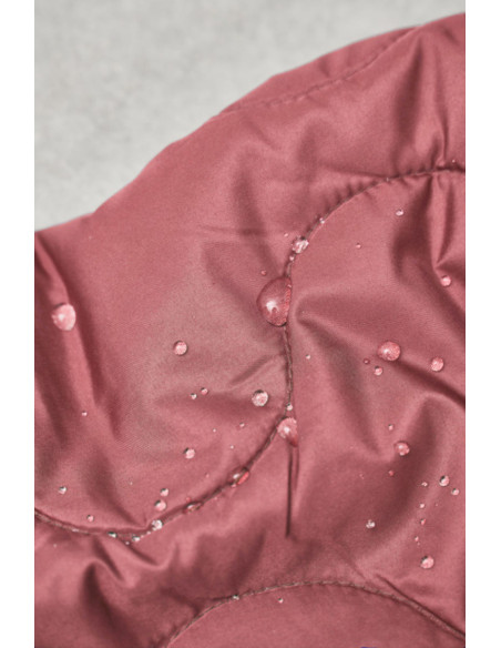 Tessuto trapuntato idrorepellente Wave - Legno di rosa
