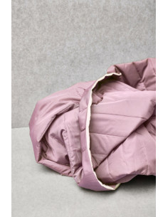 Tessuto trapuntato idrorepellente Strip - Lilla 2