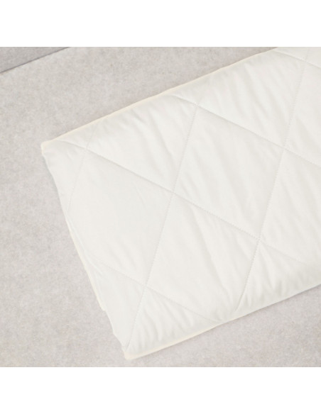Tessuto trapuntato idrorepellente Gem - Bianco crema