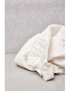 Tessuto trapuntato idrorepellente Gem - Bianco crema 2