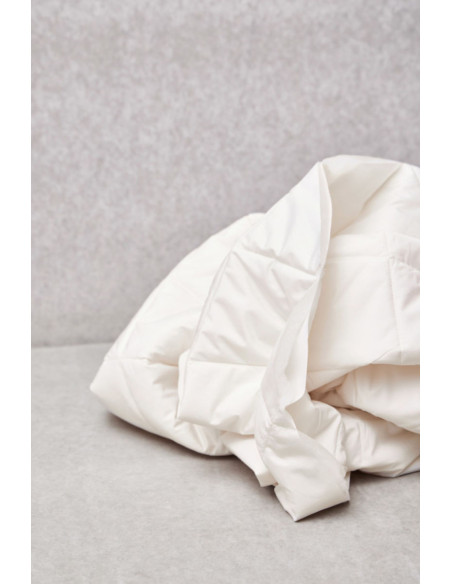 Tessuto trapuntato idrorepellente Gem - Bianco crema