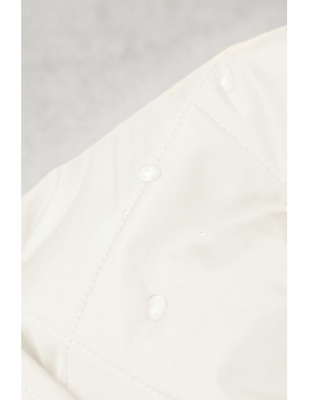 Tessuto trapuntato idrorepellente Gem - Bianco crema