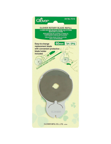 1 lama di ricambio per taglierino Clover - 60 mm