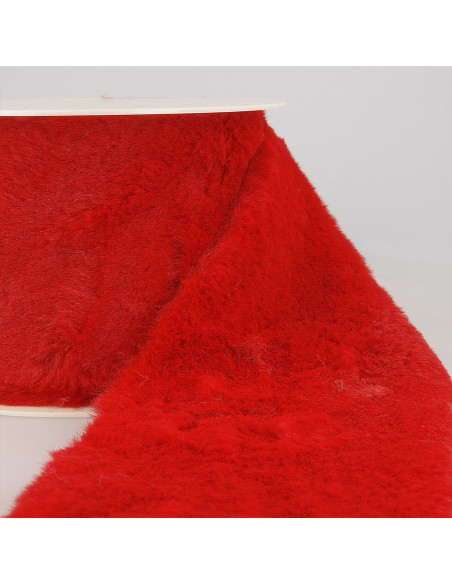 Pelliccia acrilica - Rosso
