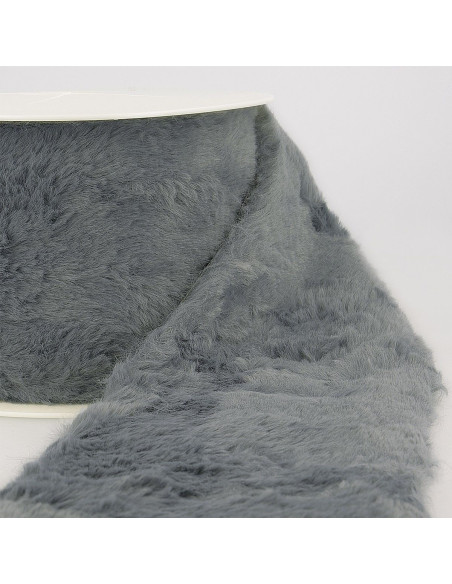Pelliccia acrilica - Grigio blu