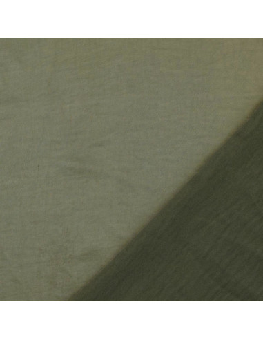 Tessuto satin deluxe effetto seta - Verde rosmarino