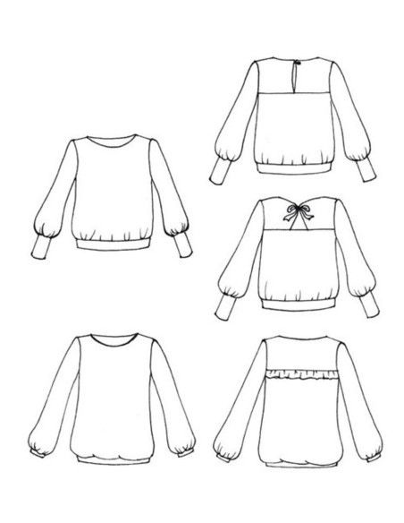 Modello di maglione Téthys - Anna Rose patterns