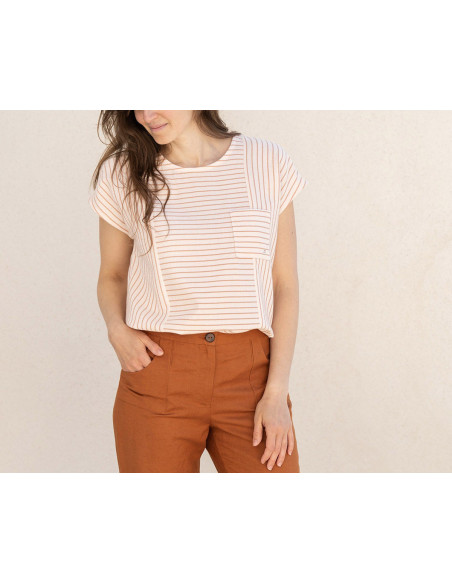 Modello di camicetta Doris - Anna Rose patterns