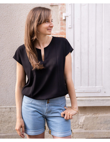 Modello di camicetta Doris - Anna Rose patterns
