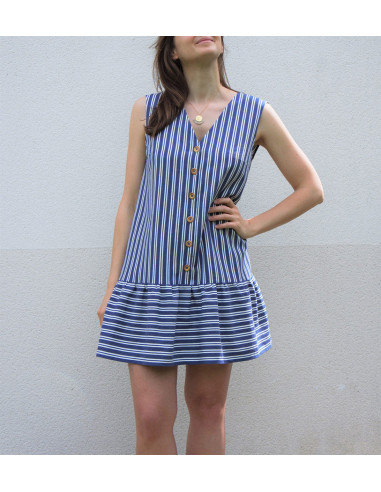 Modello di abito Volute - Anna Rose patterns