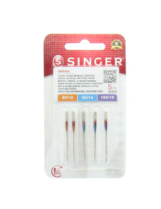 Set di 5 aghi Singer assortiti