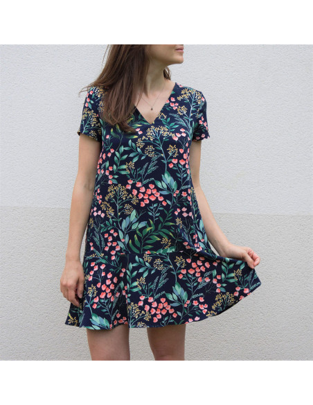 Modello di abito Volute - Anna Rose patterns