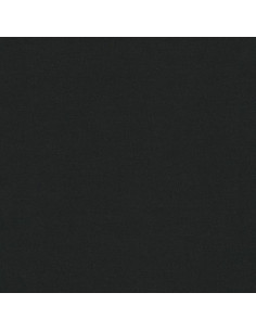Tessuto cotone tinta unita patchwork Kona - Nero