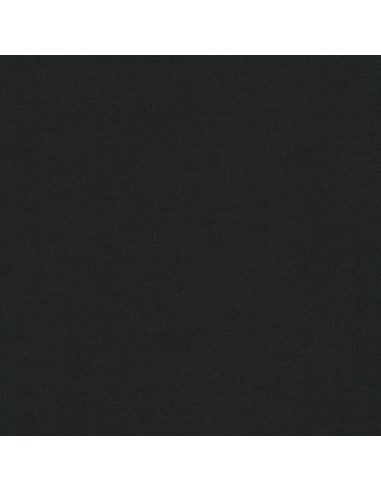 Tessuto cotone tinta unita patchwork Kona - Nero