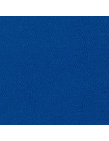 Tessuto di cotone unito patchwork Kona - Royal