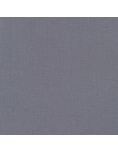 Tessuto cotone tinta unita patchwork Kona - Grigio Medio