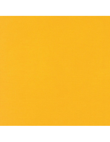 Tessuto cotone tinta unita patchwork Kona - Giallo Mais