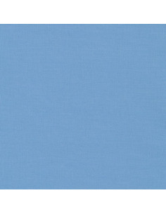 Tessuto cotone unito patchwork Kona - Candy Blue