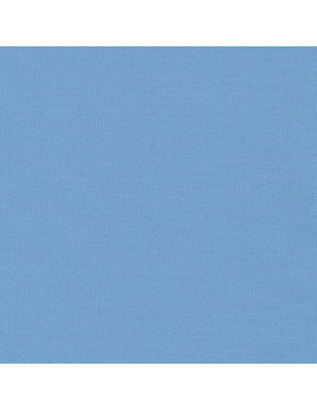 Tessuto cotone unito patchwork Kona - Candy Blue