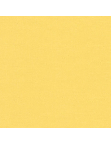 Tessuto cotone tinta unita patchwork Kona - Buttercup