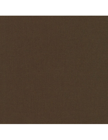 Tessuto cotone unito patchwork Kona - Cioccolato