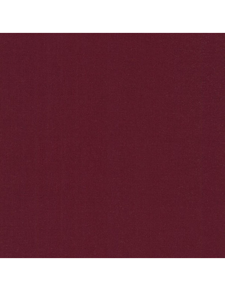 Tessuto cotone tinta unita patchwork Kona - Burgundy