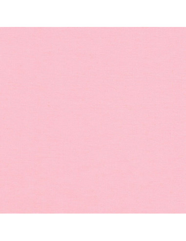 Tessuto cotone tinta unita patchwork Kona - Baby Pink