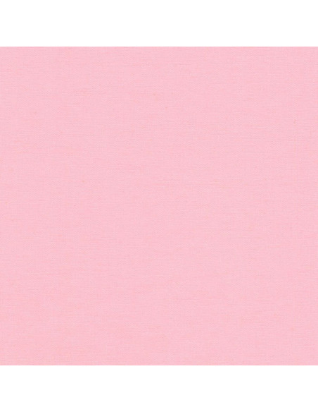 Tessuto cotone tinta unita patchwork Kona - Baby Pink