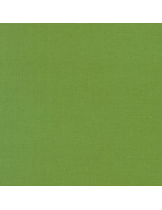 Tessuto cotone unito patchwork Kona - Verde Erba