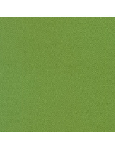 Tessuto cotone unito patchwork Kona - Verde Erba