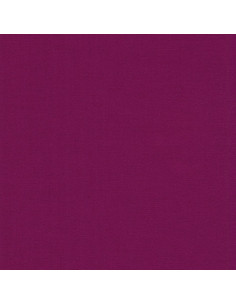 Tessuto cotone tinta unita patchwork Kona - Berry