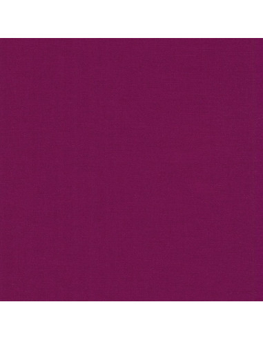 Tessuto cotone tinta unita patchwork Kona - Berry