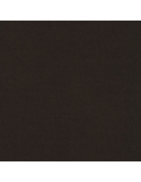 Tessuto cotone tinta unita patchwork Kona - Espresso
