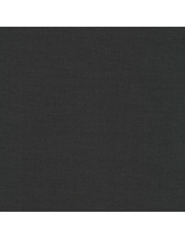 Tessuto cotone tinta unita patchwork Kona - Carbone