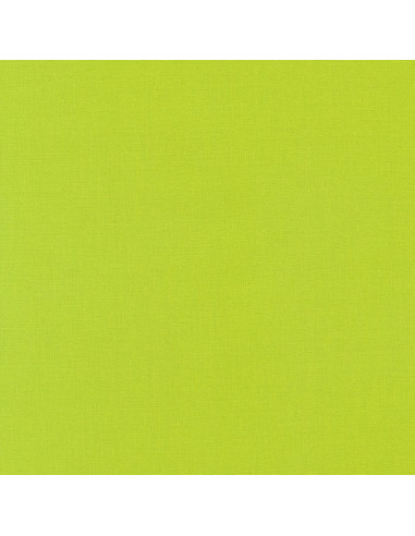 Tessuto cotone unito patchwork Kona - Chartreuse