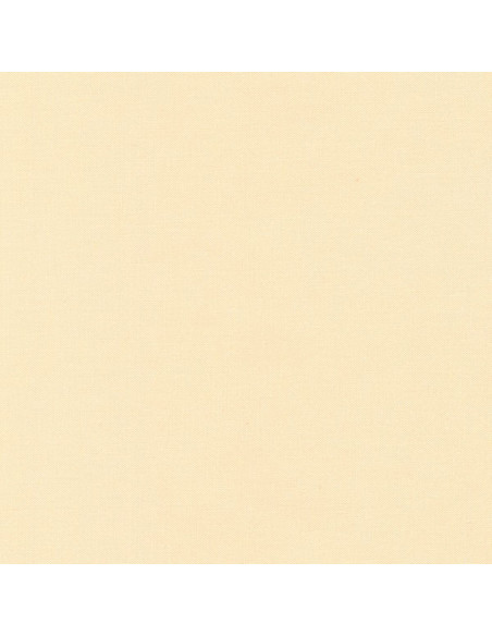 Tessuto cotone tinta unita patchwork Kona - Eggshell