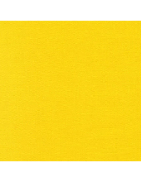 Tessuto cotone tinta unita patchwork Kona - Citrus