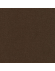 Tessuto cotone unito patchwork Kona - Coffee