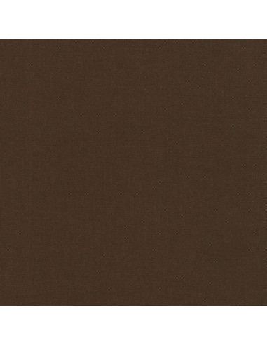 Tessuto cotone unito patchwork Kona - Coffee