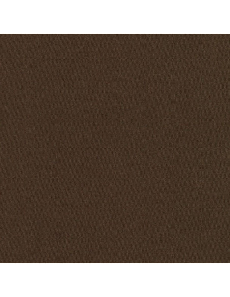 Tessuto cotone unito patchwork Kona - Coffee