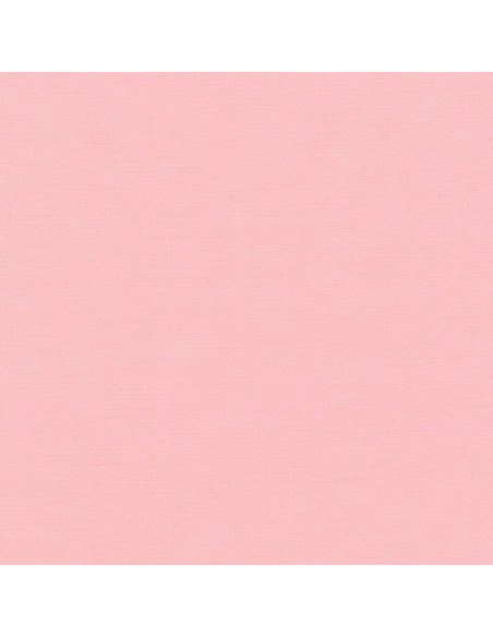 Tessuto cotone tinta unita patchwork Kona - Rosa
