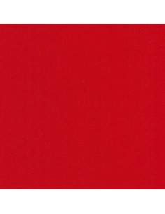 Tessuto cotone unito patchwork Kona - Rosso Cinese