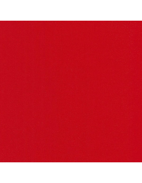 Tessuto cotone unito patchwork Kona - Rosso Cinese