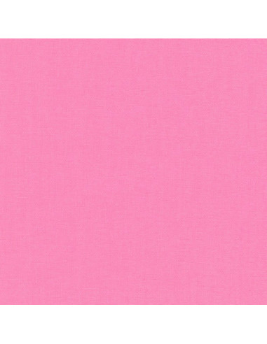 Tessuto di cotone unito patchwork Kona - Candy Pink